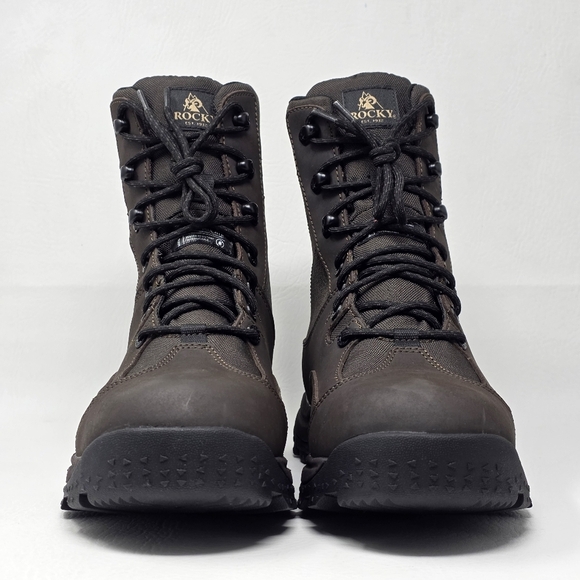 Rocky Wildcat Men’s Waterproof Hunting Boots Size 9M Brown 400G Insulated New main image 10